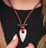Outdoor Element Spark Necklace White Ceramic, view 5