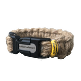 Outdoor Element Woolly Mammoth Survival Jute Bracelet, view 2