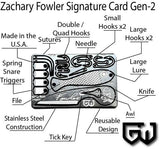 Outdoor Element Zachary Fowler Signature Survival Card 2.0 by Grim Workshop, view 2