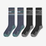 OutdoorMaster 4-Pack Merino Wool Ski Socks, view 5