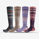 OutdoorMaster 4-Pack Merino Wool Ski Socks, view 6