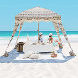 OutdoorMaster Beach Cabana with Fringe, view 2