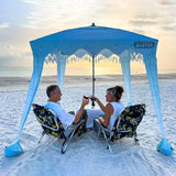 OutdoorMaster Beach Cabana with Fringe, view 5