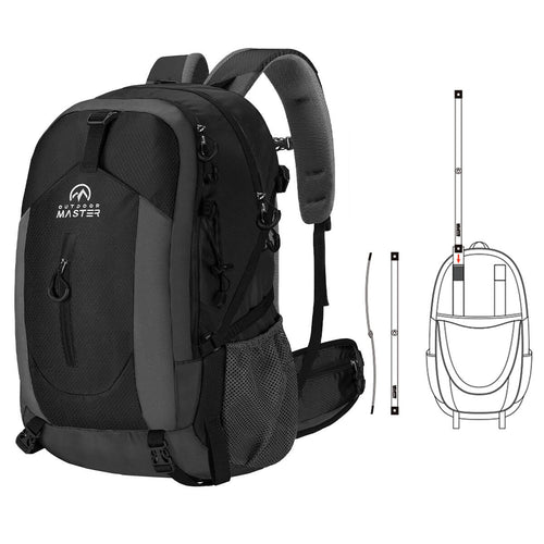 OutdoorMaster Hiking Travel Camping Backpack with Rain Cover