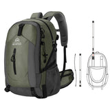 OutdoorMaster Hiking Travel Camping Backpack with Rain Cover, view 3