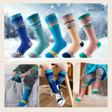 OutdoorMaster Cotton Kids Ski Socks, view 4