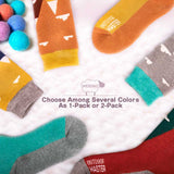 OutdoorMaster Kids Merino Wool Ski Socks, view 2