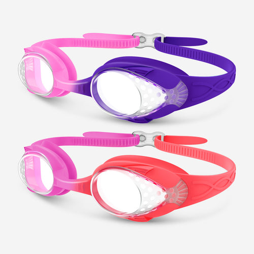 OutdoorMaster Kids Anti-fog Fisheye Swimming Goggles 2 Pack