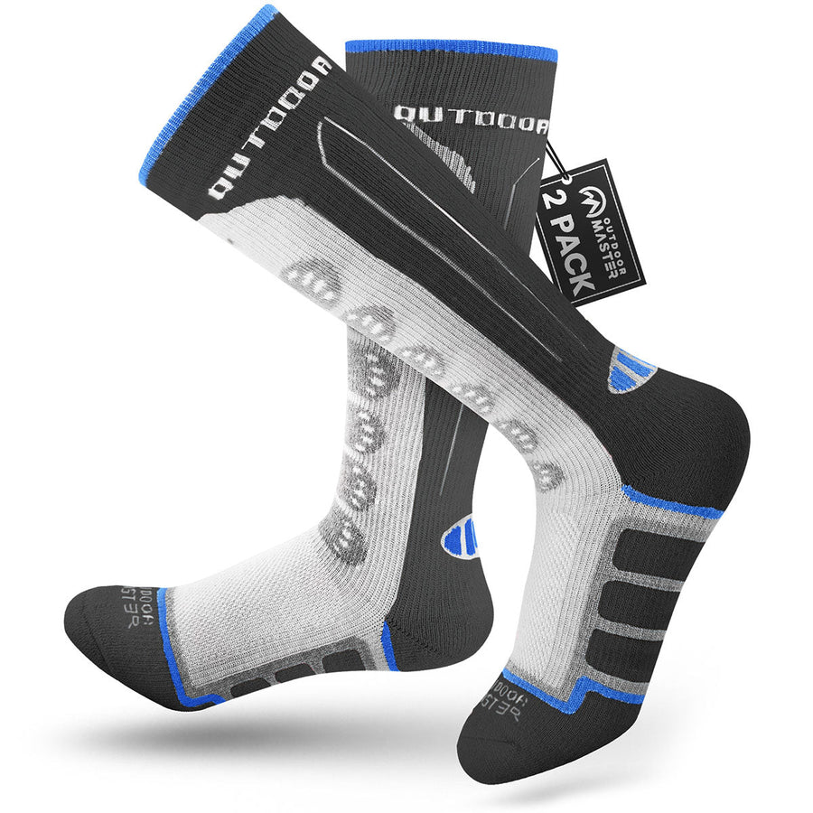 OutdoorMaster Kids Merino Wool Snow Socks
