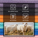 OutdoorMaster Kids Merino Wool Snow Socks, view 3