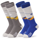 OutdoorMaster Kids Ultra-soft Cotton Ski Socks 2/3 Pairs, view 2