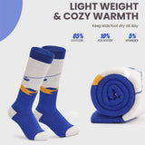 OutdoorMaster Kids Ultra-soft Cotton Ski Socks 2/3 Pairs, view 5