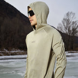 OutdoorMaster Men’s Merino Wool Hoodie Base Layer, view 2