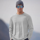 OutdoorMaster Men’s Merino Wool Long Sleeve Base Layer, view 6