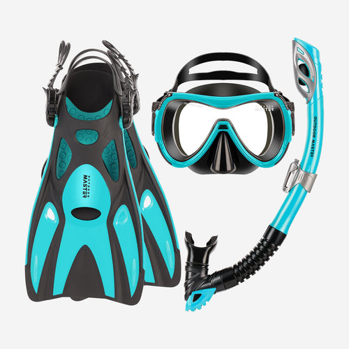 OutdoorMaster MOBULA Snorkeling Set 3 Pieces for Adults