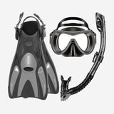 OutdoorMaster MOBULA Snorkeling Set 3 Pieces for Adults, view 2