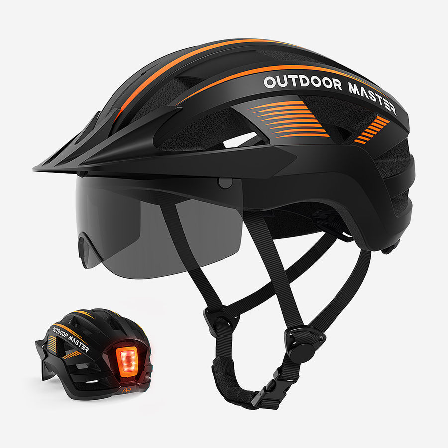 OutdoorMaster RHINO Urban Bicycle Helmet with LED Light