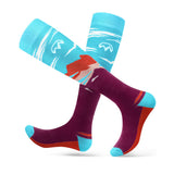 OutdoorMaster Women Cotton Ski Socks, view 4