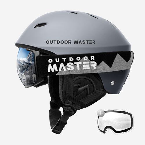 OutdoorMaster Bundle Sale - PRO Goggle + Lens + KELVIN Helmet
