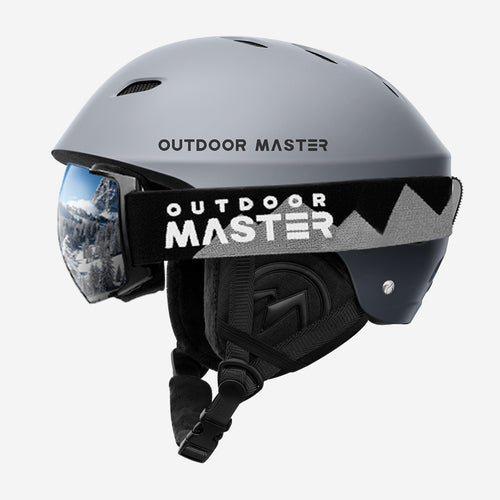 OutdoorMaster Bundle Sale - PRO Goggle + KELVIN Helmet