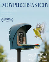 PerchMe Smart Bird Feeder Camera – 2K AI, Solar Powered, Perfect Gift for Bird Lovers, view 3