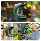 PerchMe Smart AI Bird Feeder & Adjustable Solar Panel Bracket Bundle, view 6