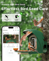 PerchMe Smart Bird Feeder - 2K AI Camera, Solar Power, Perfect Gift for Parents, view 5