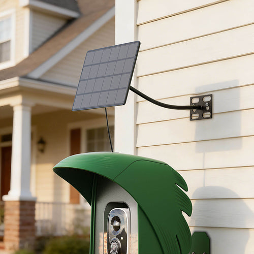 PerchMe Solar Panel Mounting Bracket | Extended 10-inch Metal Gooseneck