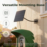 PerchMe Solar Panel Mounting Bracket | Extended 10-inch Metal Gooseneck, view 3