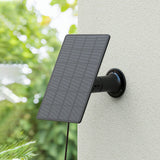 PerchMe Solar Panel for Bird Feeder Camera only, Type-C Charger, IP65 Waterproof for Outdoors, Continuously Power Supply, 360° Swivel Bracket, view 2