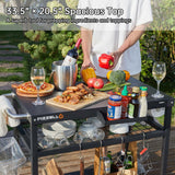 Pizzello Outdoor Grill Dining Cart Pro, view 5