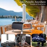 Pizzello Forte Outdoor Gas Pizza Oven - Propane & Wood, view 4