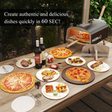 Pizzello Forte Outdoor Gas Pizza Oven - Propane & Wood, view 5