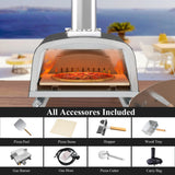 Pizzello Forte Outdoor Gas Pizza Oven - Propane & Wood, view 6