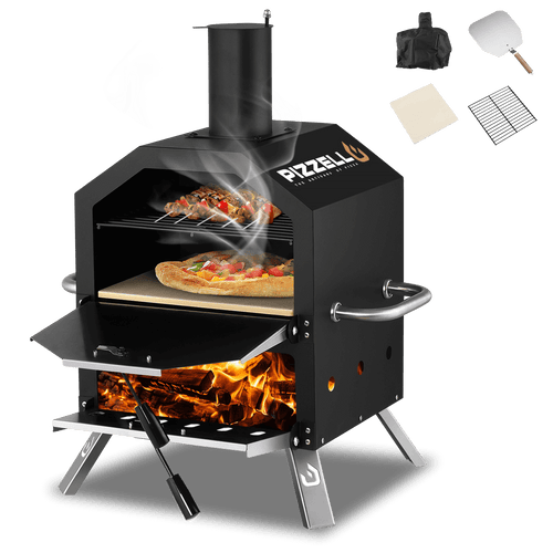 Pizzello Grande - Outdoor Wood Fired 2-Layer Pizza Oven