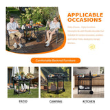 Pizzello Outdoor Grill Dining Cart Movable Pizza Oven Trolley BBQ Stand, view 5