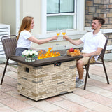 Pizzello Fire Pit Table Glass Wind Guard, view 3
