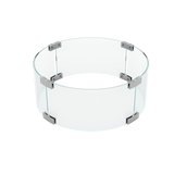 Pizzello Fire Pit Table Glass Wind Guard, view 4