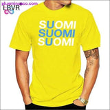 Plus Minus Co 100% Cotton O-neck Custom Printed Men T shirt FINLAND Women, view 2