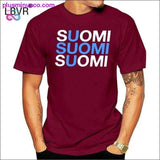 Plus Minus Co 100% Cotton O-neck Custom Printed Men T shirt FINLAND Women, view 5