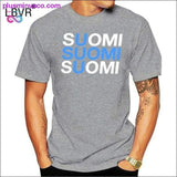 Plus Minus Co 100% Cotton O-neck Custom Printed Men T shirt FINLAND Women, view 6