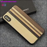 Plus Minus Co 100% Real Wood Luxury Protective Case For iPhone X, view 2