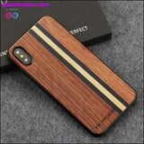 Plus Minus Co 100% Real Wood Luxury Protective Case For iPhone X, view 6