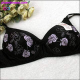 Plus Minus Co 100% Silk, bra, Lace, Padded Breathing Bra, view 2