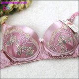 Plus Minus Co 100% Silk, bra, Lace, Padded Breathing Bra, view 6
