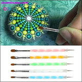 Plus Minus Co 18PCS Mandala Dotting Tools Set Embossing Stylus Large, view 3