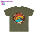 Plus Minus Co Made in 1971 Vintage Birthday designed T-Shirt, view 5