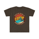 Plus Minus Co 1981 Vintage Birthday T-Shirt, Funny 80s Retro Inspired Graphic Tee Shirt, 1981 Vintage Original Parts, Vintage Birthday Gift, view 5