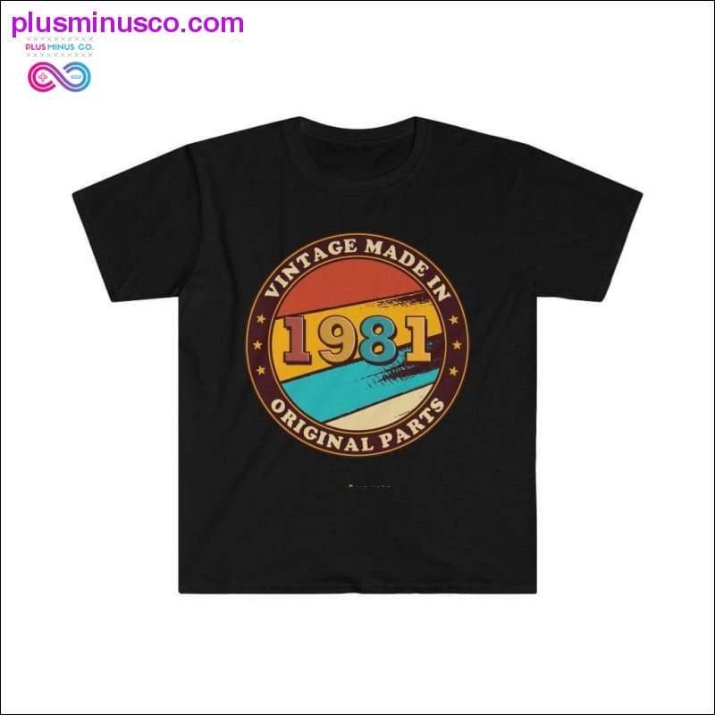 Plus Minus Co Made in 1981 Vintage Birthday designed T-Shirt