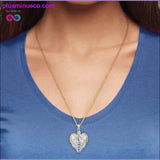 Plus Minus Co 1pc Gold Sliver Crystal Rhinestone Heart-shaped Design Angel, view 2